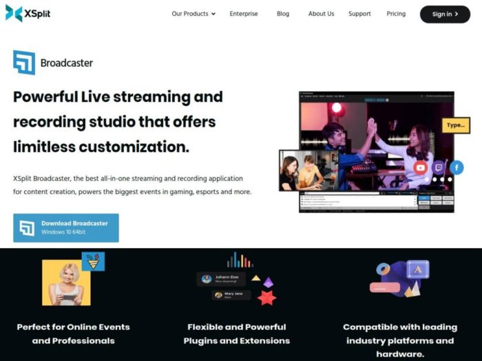 Live Streaming Software