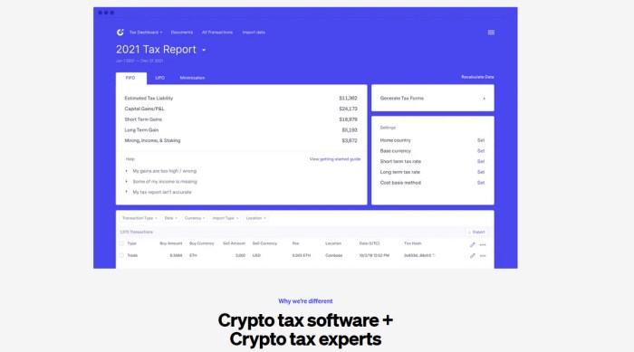 Crypto Tax Software
