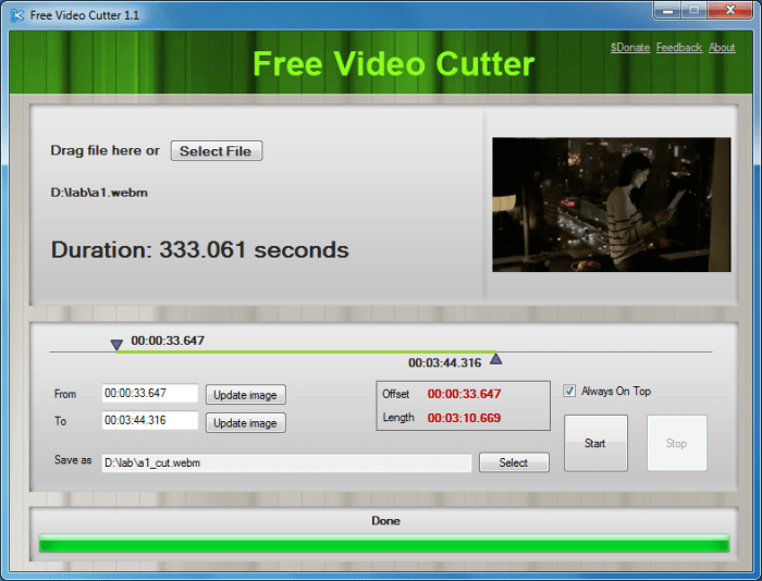 User Guide of TunesKit Free Video Cutter for Mac - How to Cut Any Video ... Video Cutter Tool